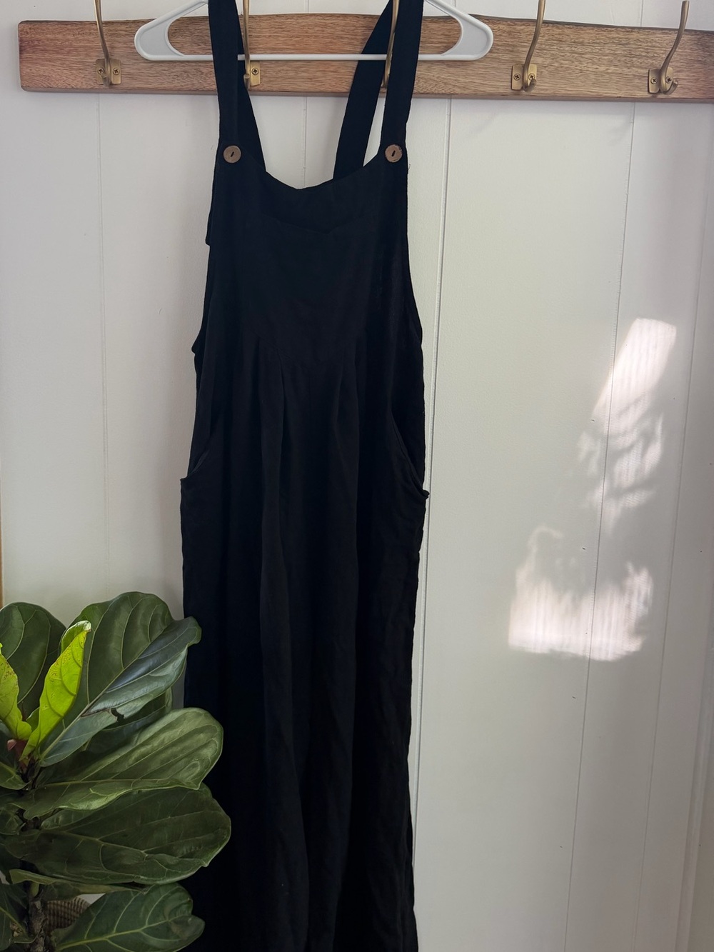 Black Linen Jumpsuit